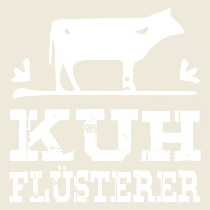 Vache Whisperer - blanc