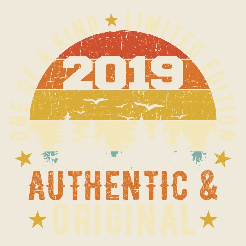 Original 2019 Geburtstagsgeschenk 2019 authentisch