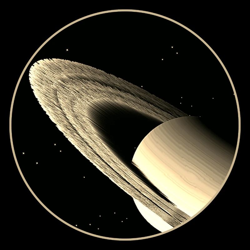 Saturn Planet Saturnringe Weltall Universum