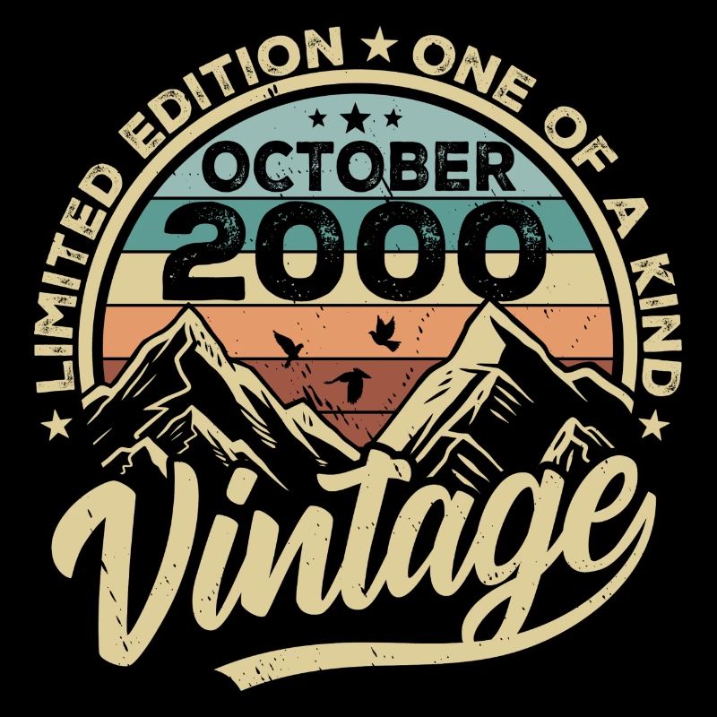 Octobre 2000 Anniversaire 2000 Né Octobre 2000