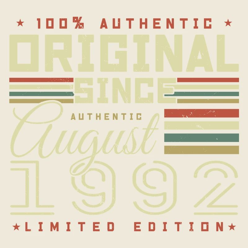 Août 1992 Retro Août 1992 Août 1992 Anniversaire