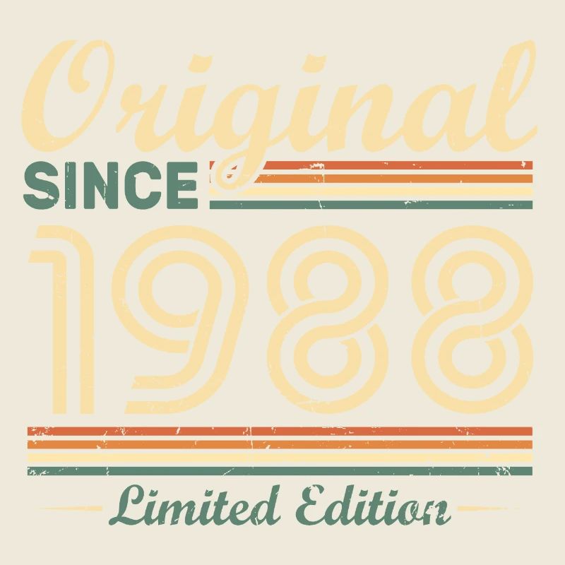 Original 1988 Vintage Retro Geburtstagsgeschenk