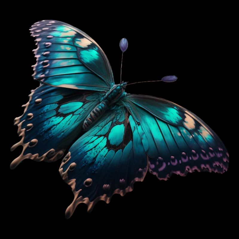 Papillon, chenille, insecte