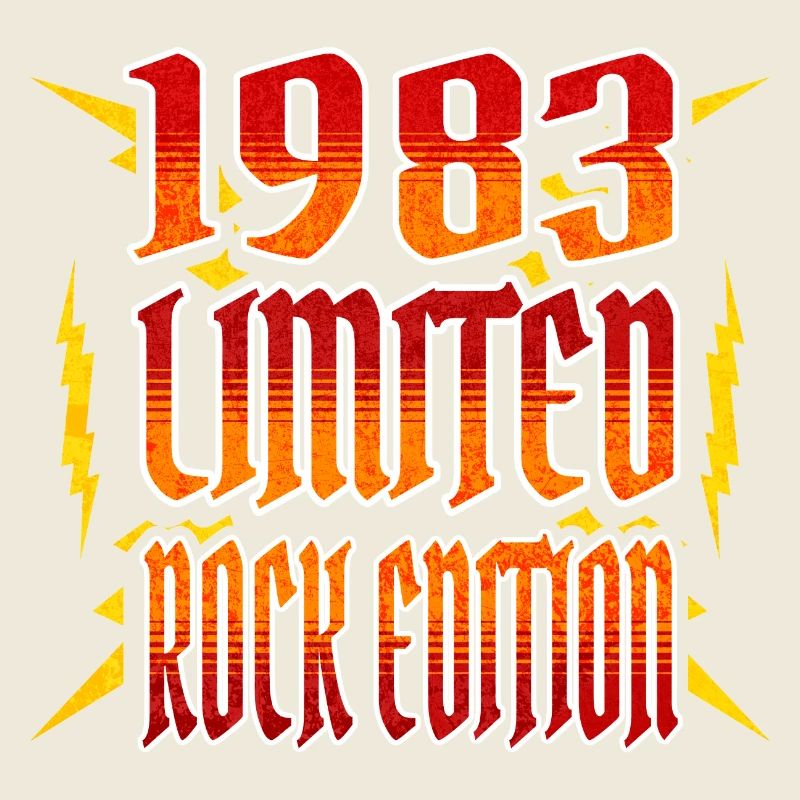 Édition Limitée Rockeur 1983 40 Ans Anniversaire