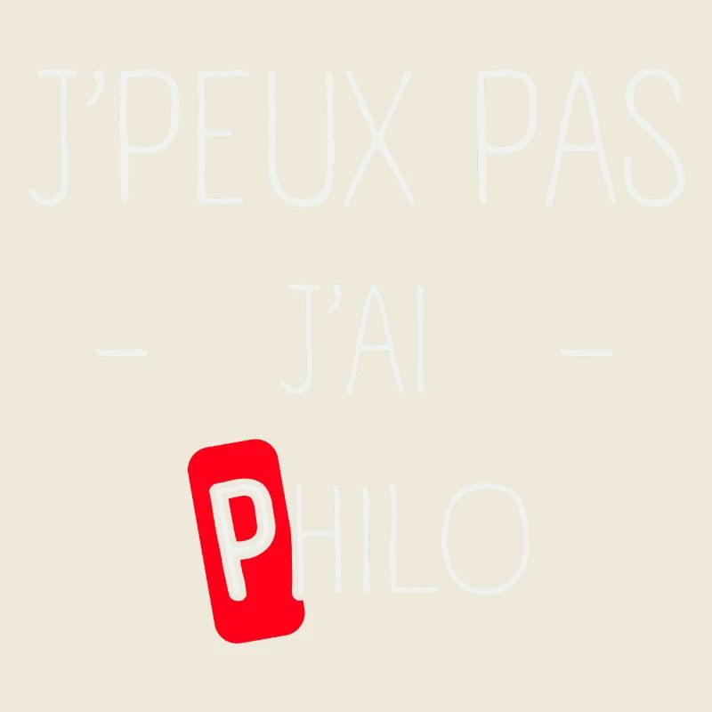 J'peux pas j'ai Philo