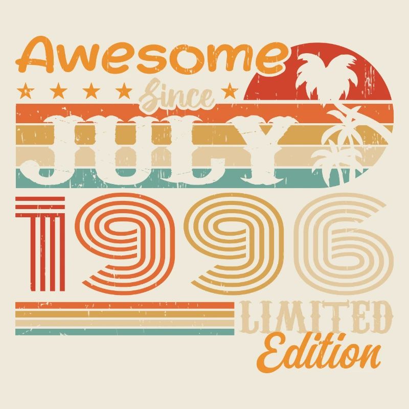 Juli 1996 Juli Geburtstagsgeschenk Juli 1996