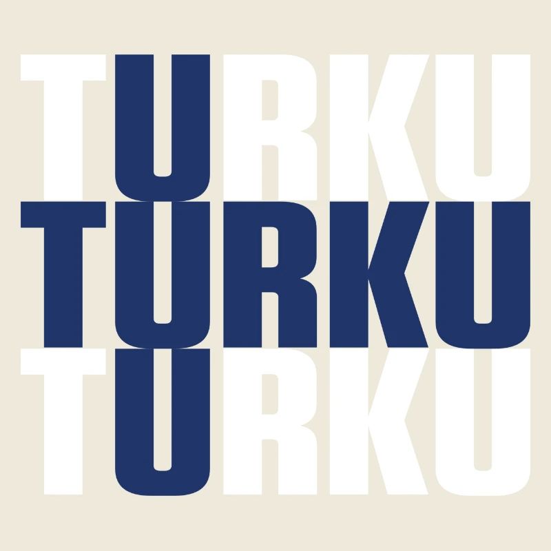 Turku Finlande Drapeau