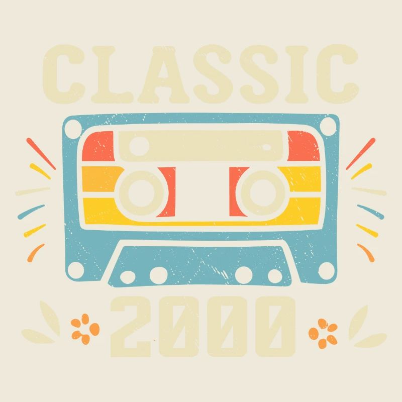 Vintage 2000 Retro Geburtstagskassette 2000