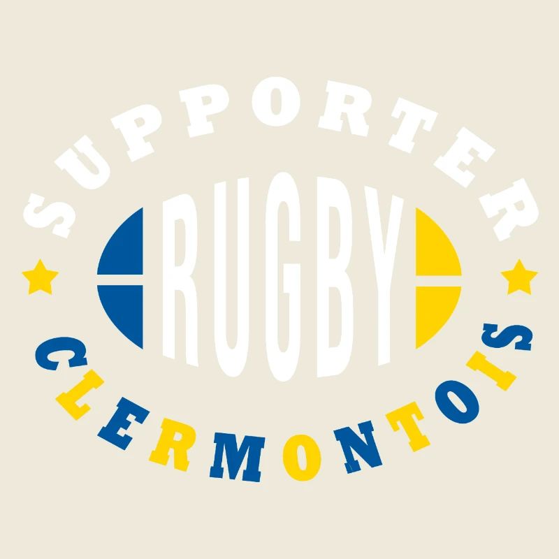 Rugby Clermont supporter clermontois