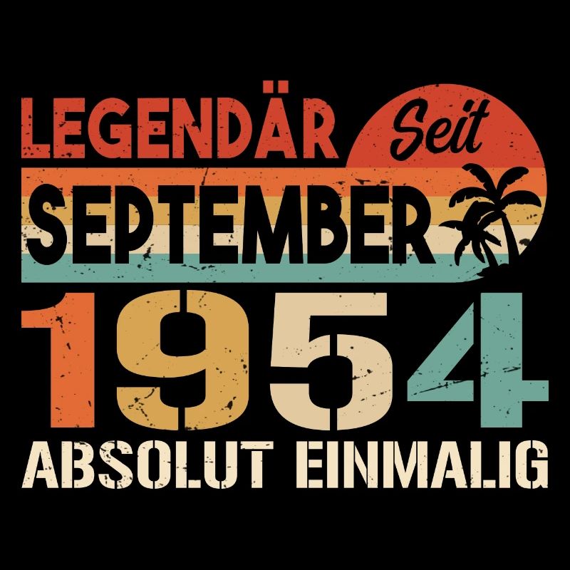 1954 September Vintage Geburtstagsgeschenk 1954