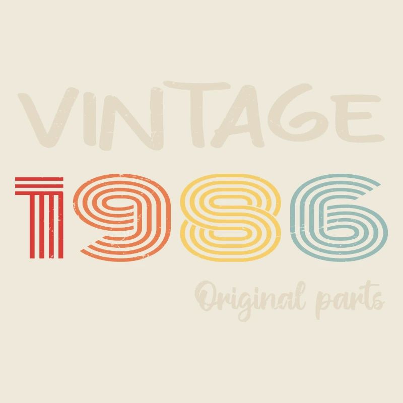 Original 1986 Vintage | Geburtstagsgeschenk 1986