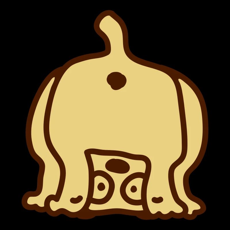 Chien de derrière