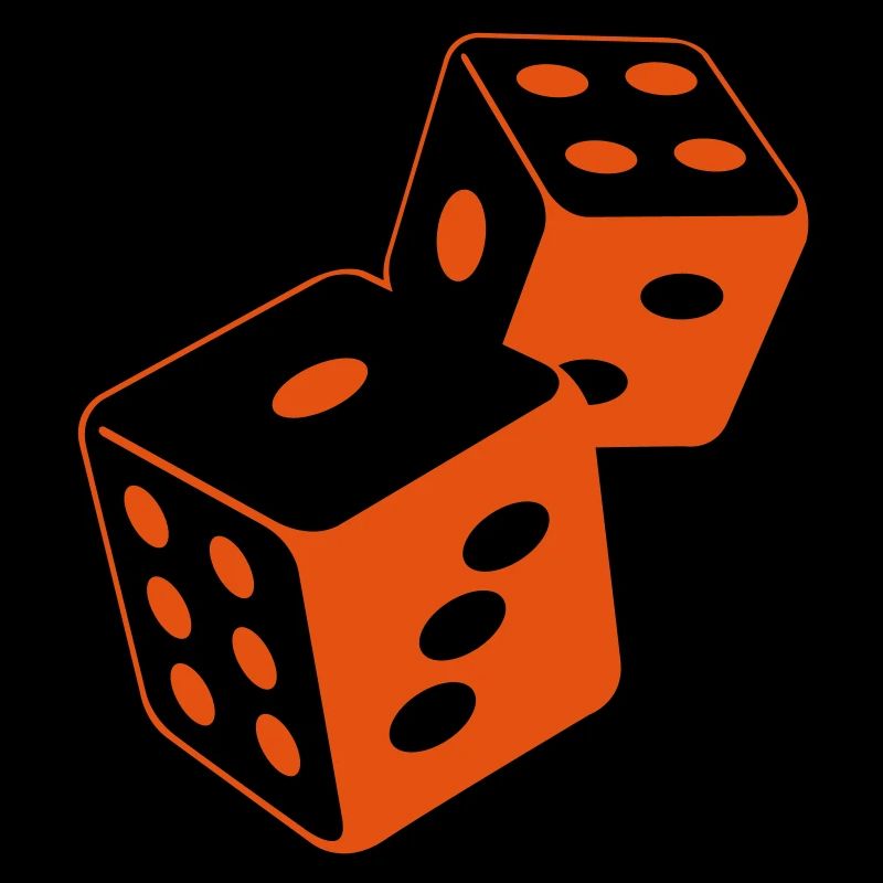 Two dice at the casino
