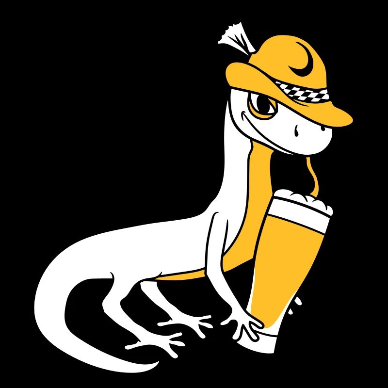 lizard beer bavaria alcohol drinking pa