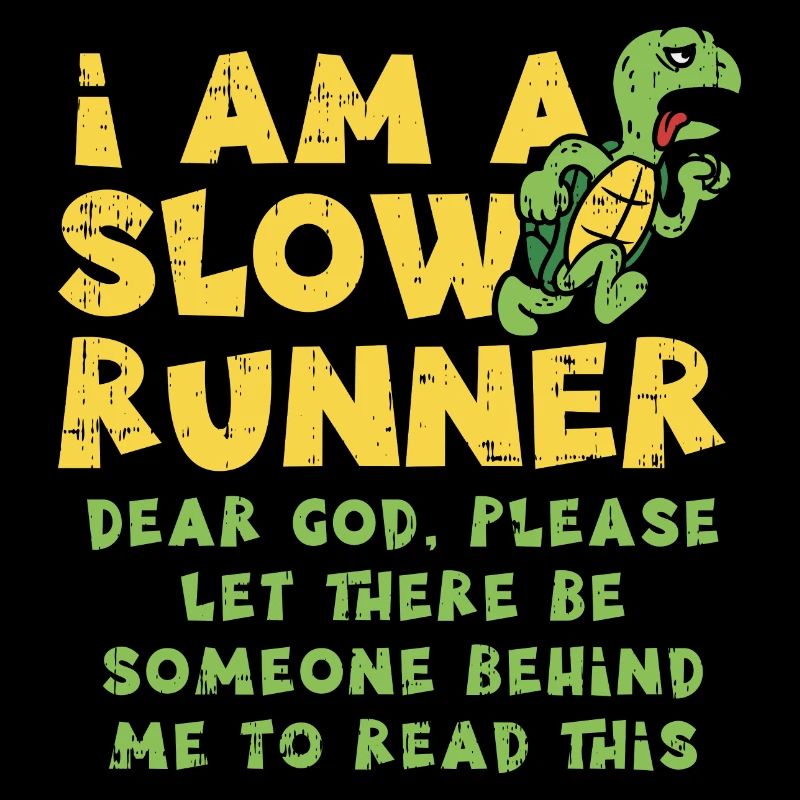 Slow Runner Turtle Jogging Running Runner