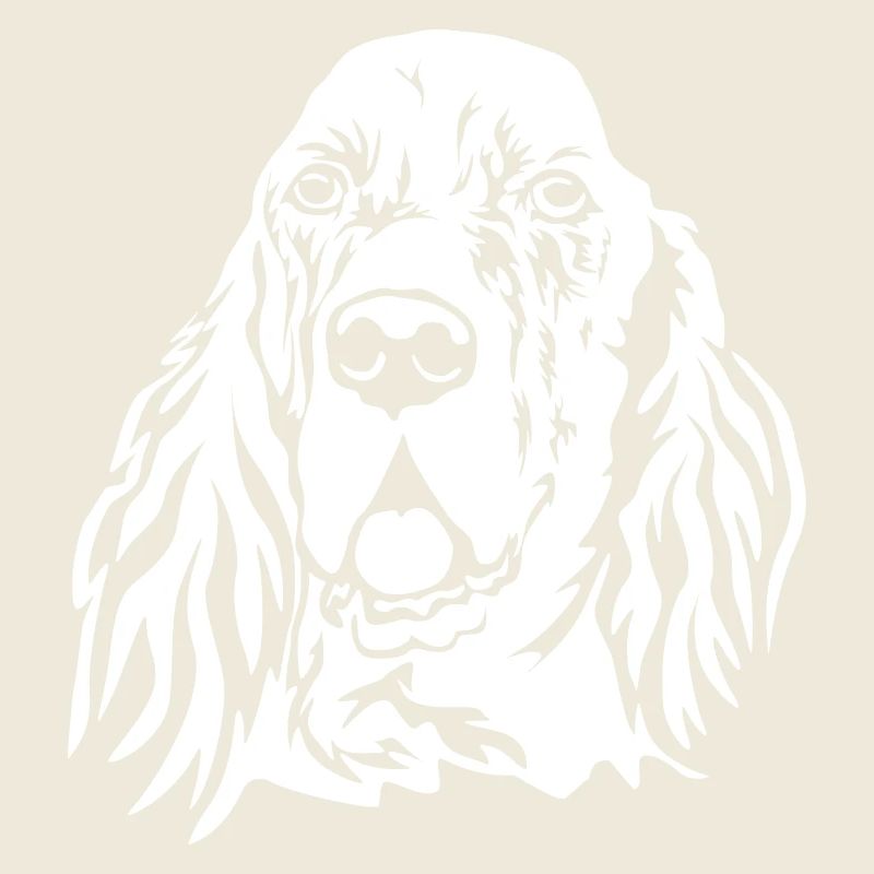 English Setter Kopf "Black Edition"
