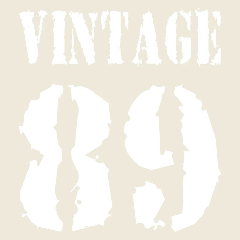 Vintage 1989 - Millésime 89 - Party Vector