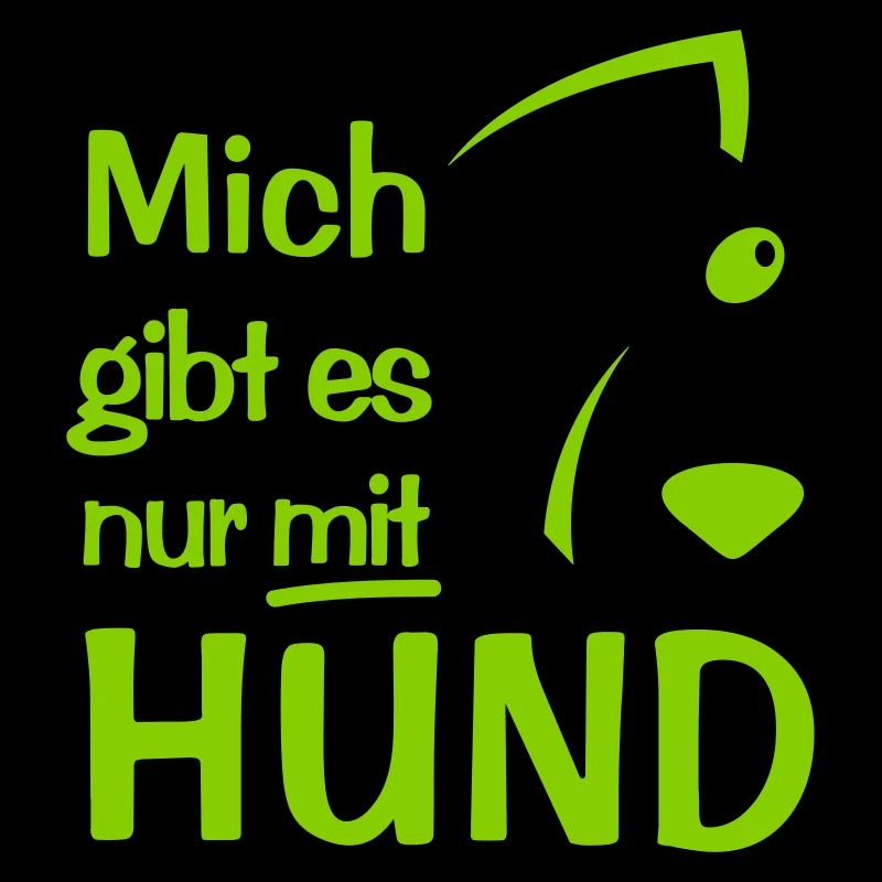 Nur mit Hund