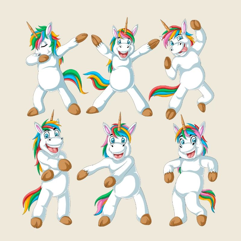 Einhorn Tupfen