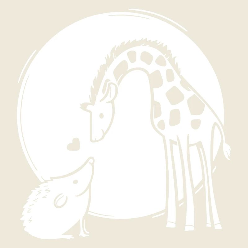 Amour de girafe et hérisson