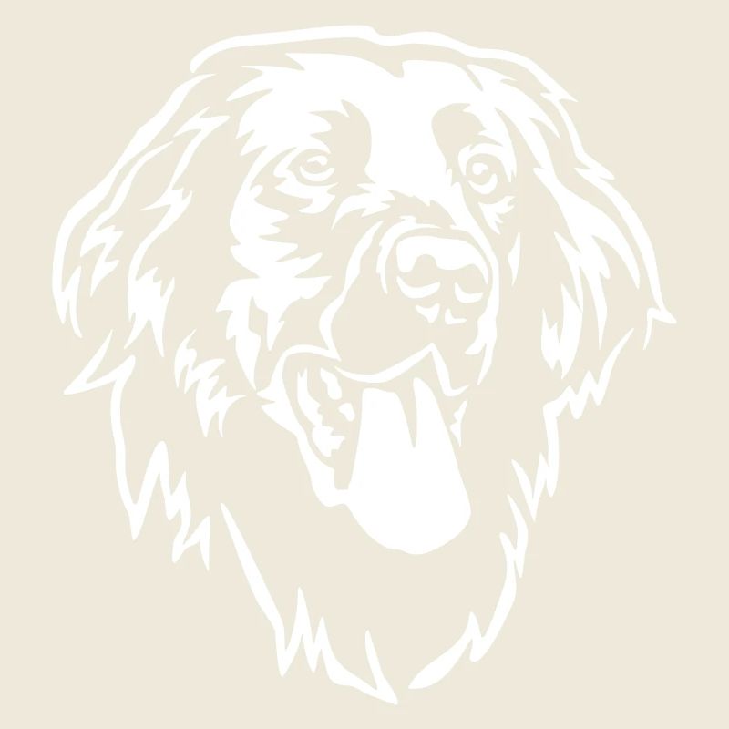 Flat-coated Retriever Head "Black Edition"