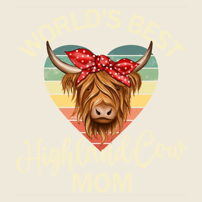 Vache bovine écossaise des Highlands