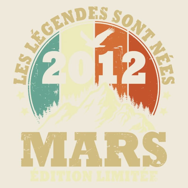 Les légendes sont nées en Mars 2012 Vintage