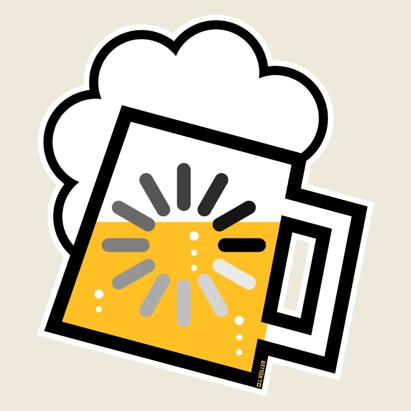 Bier Wird Geladen (Bierkrug Loading / Icon / /)