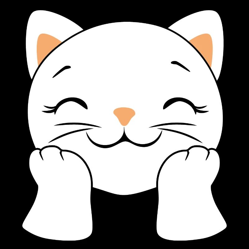 Glückliche Katze