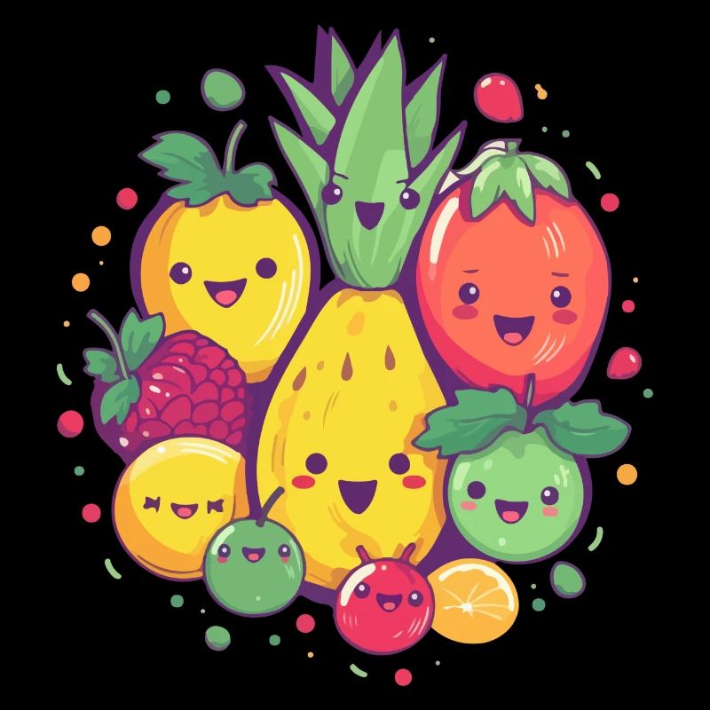 Pineapple and its band Kawaii