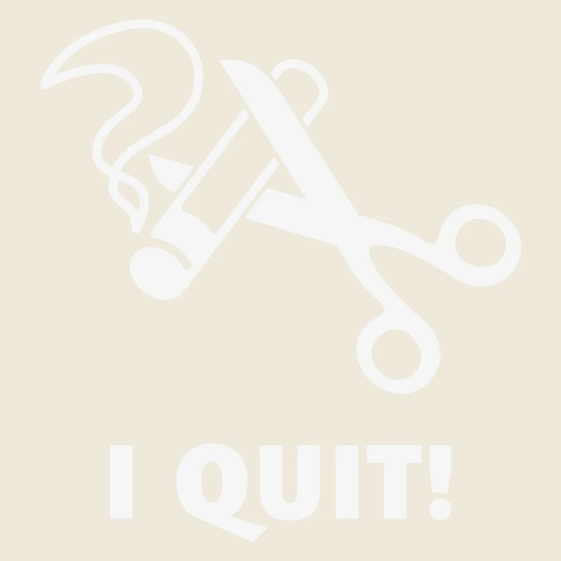 I Quit! (Ex-Smoker / Stop Smoking / White)