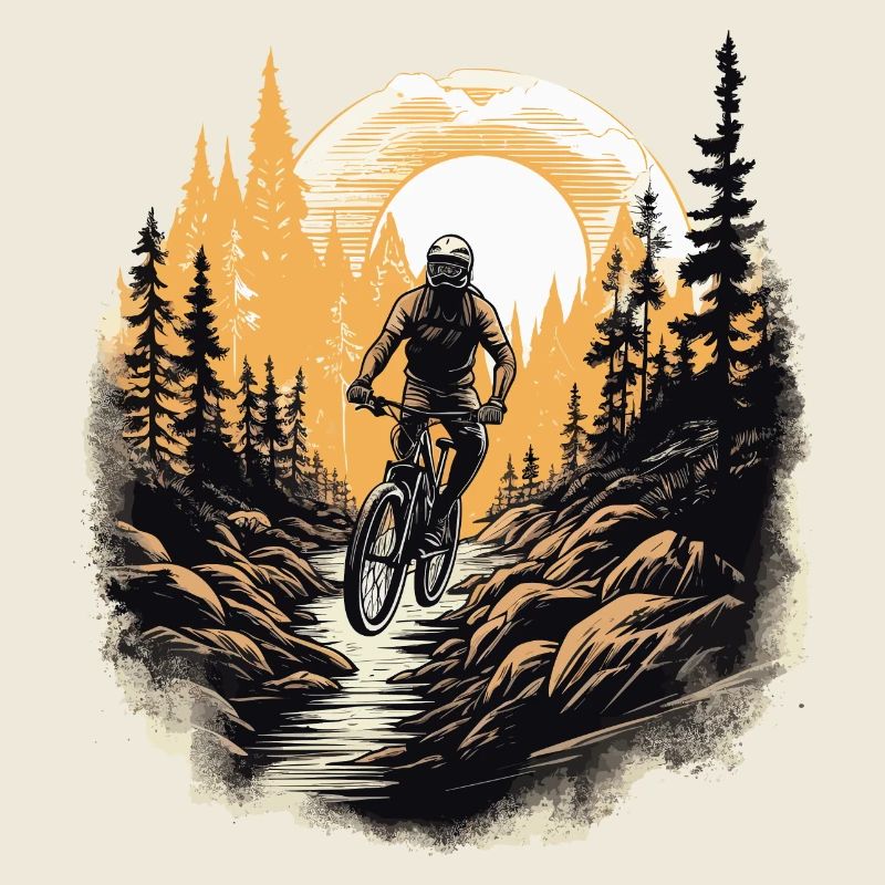 VTT Vélo de descente Biker BMX Rider