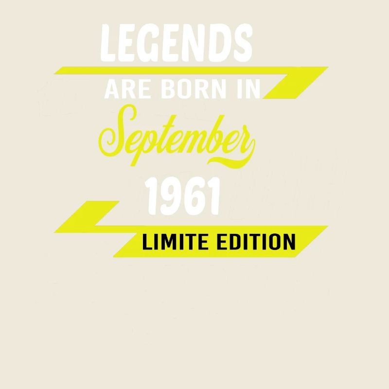LEGENDS ARE BORN IN 1961 GEBURTSTAGSGESCHENK