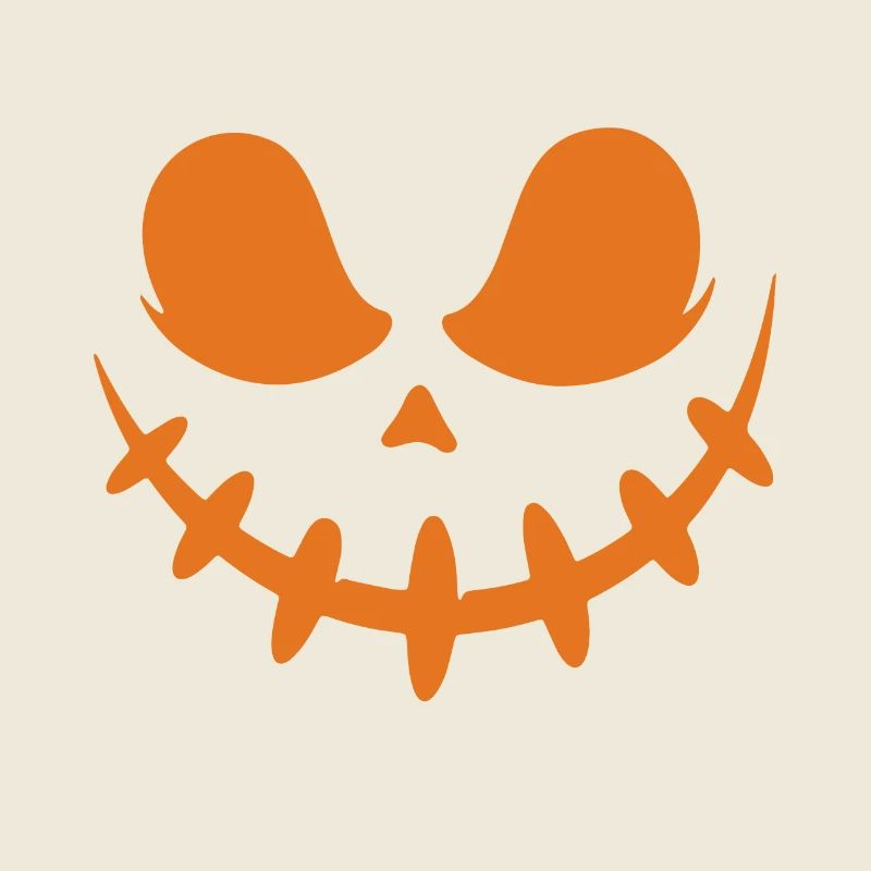 Jack O Lantern effrayant sculpté visage de citrouille Halloween