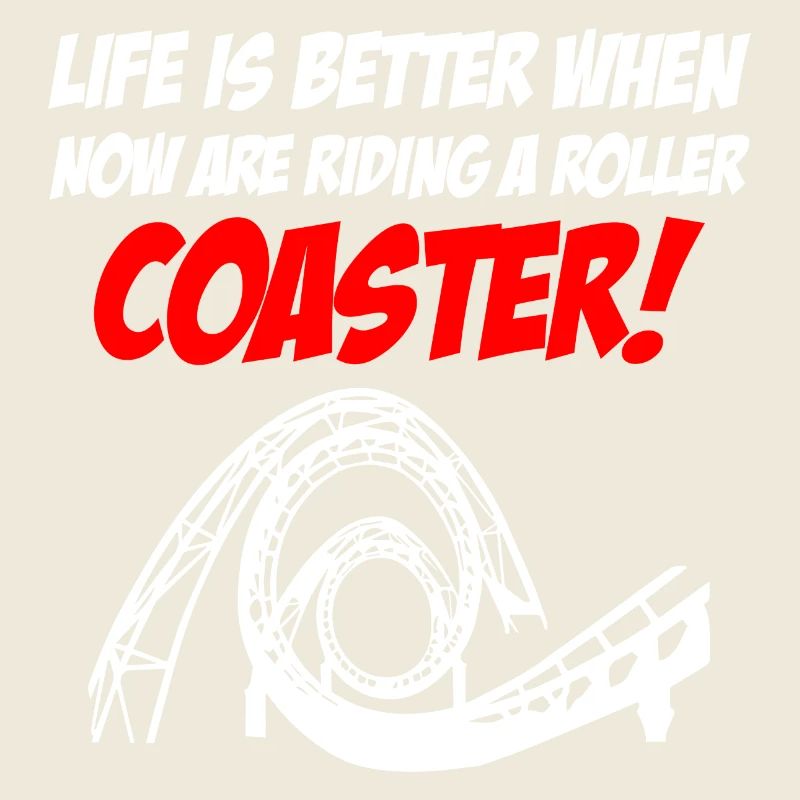 Riding Roller Coaster