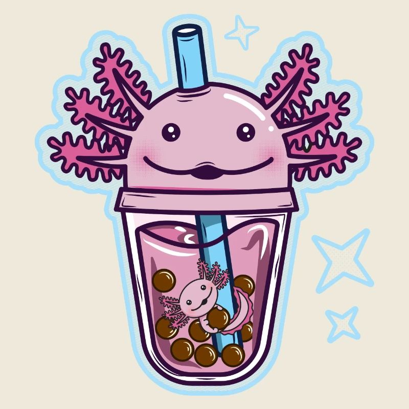 Axolotl Bubble Tee