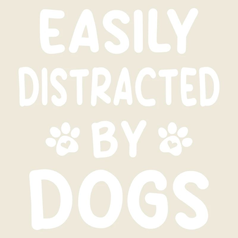 Facilement distrait par les chiens