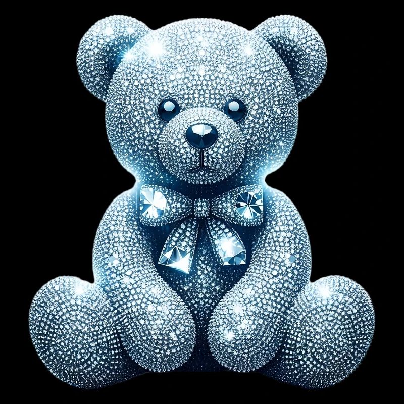 Diamant Ours en cristal Diamants