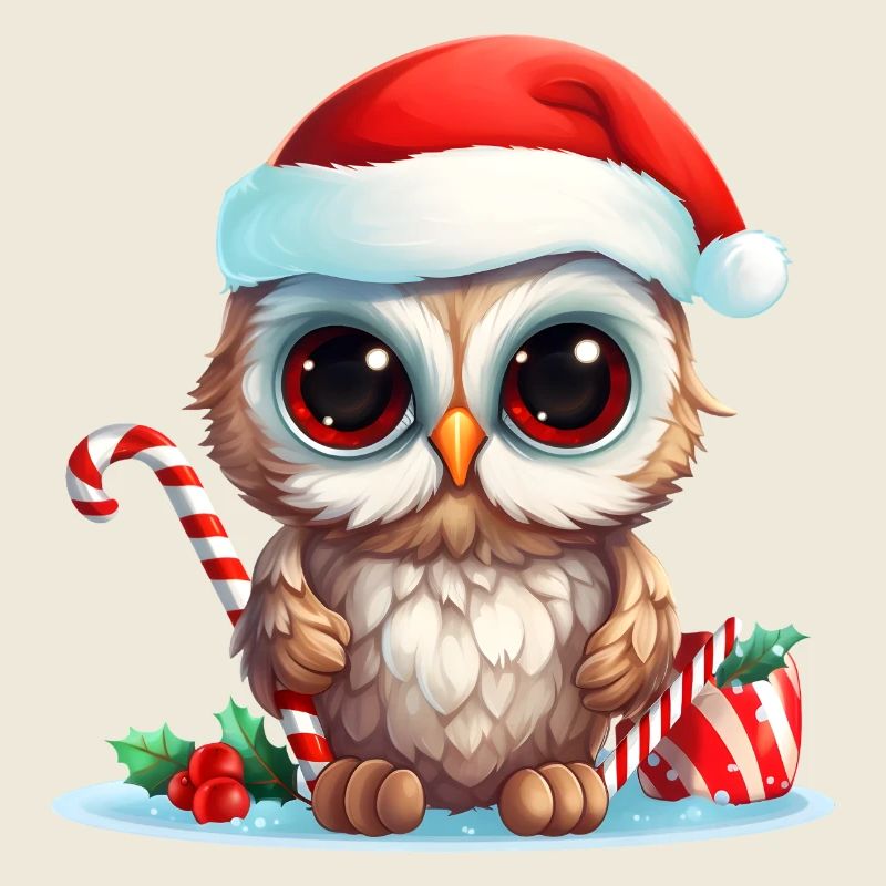 Weihnachten Eule