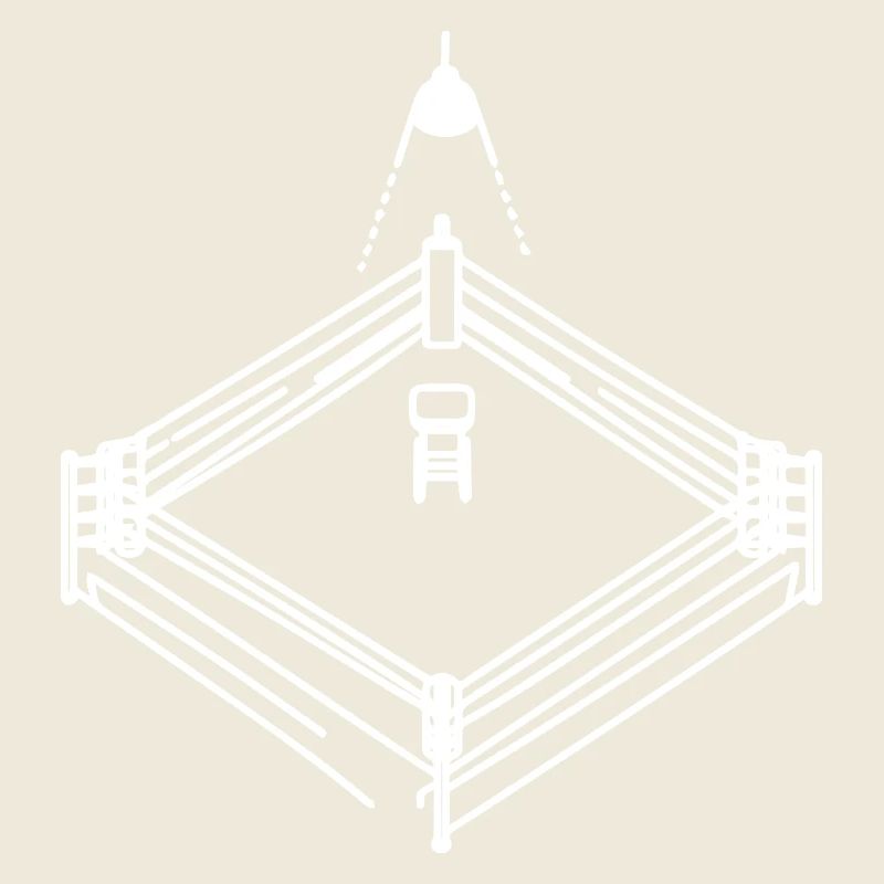 Dessin de ring de boxe