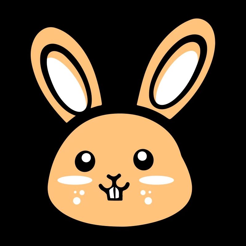 Tête de lapin Icône de lapin de Pâques