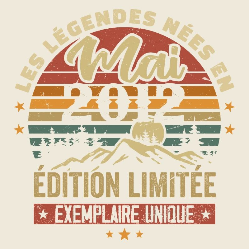 Legends Born in May 2012 Vintage Gift 2012