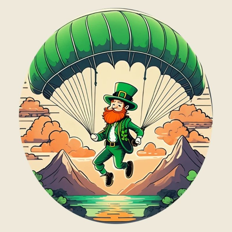 Parapente Trèfle de la Saint-Patrick