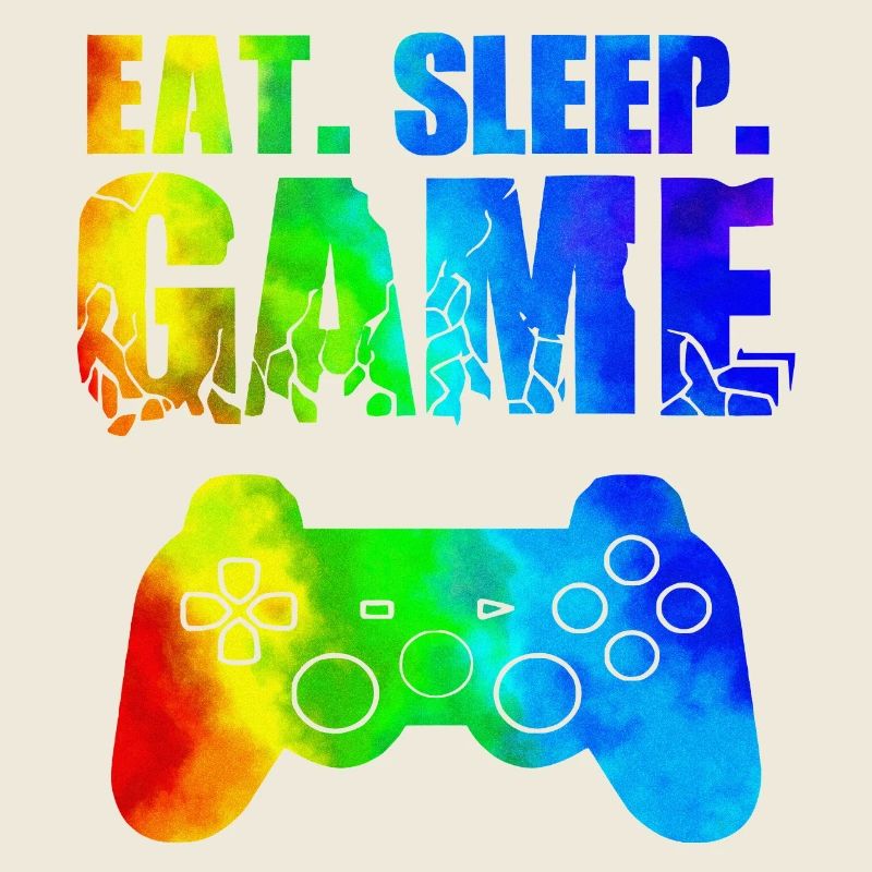 Gamer Game Play Online Computer Gaming Arcade Neon