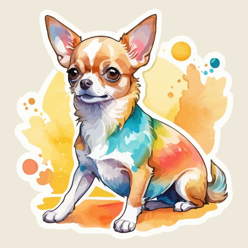 Chihuahua Aquarelles