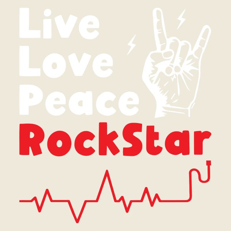 Live Love Peace Rockstars