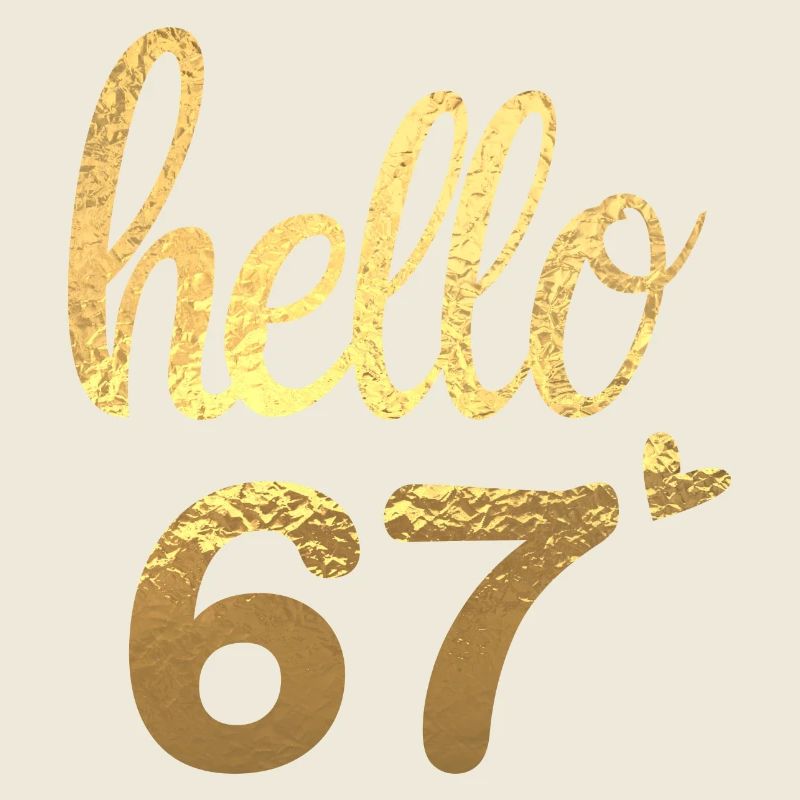 Hello 67 doré