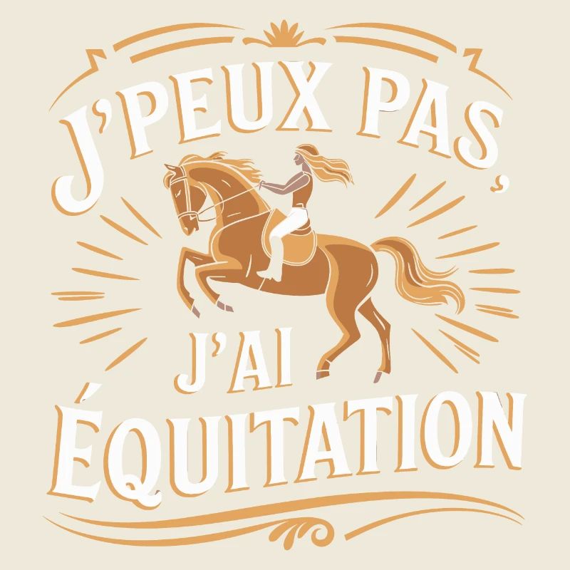 J'peux pas j'ai équitation