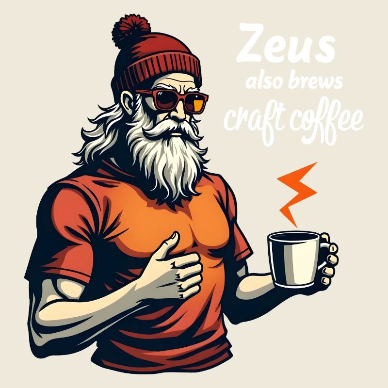 Zeus also brews craft coffee!