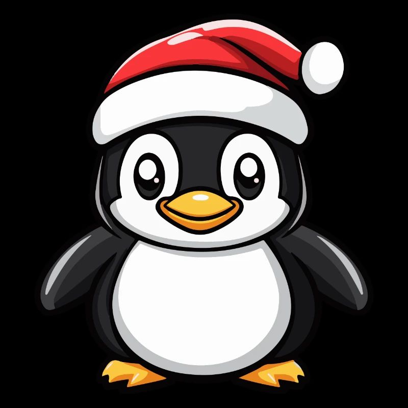 Pingouin Noël Mignon